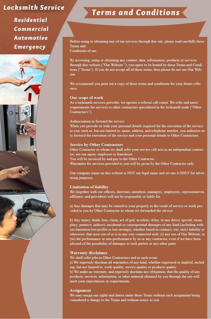 Damascus OR Locksmith Store Damascus, OR 503-476-9103 - terms-and-condition